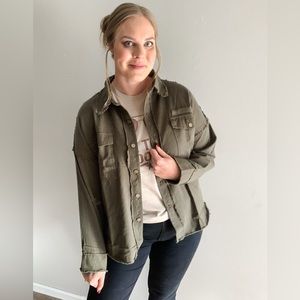 Military Style Shacket